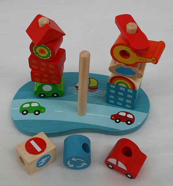 Wooden Helicopter Stacker