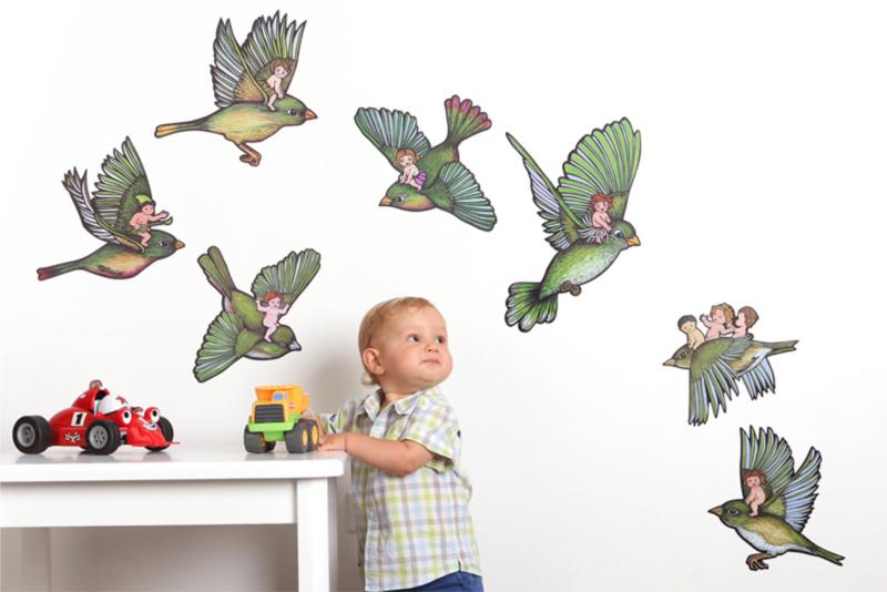 Birds wall decal