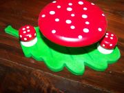 Fairy Forest Lodge Mushroom Table and Stools