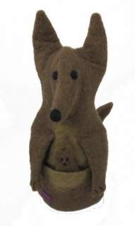 Kangaroo Glove Puppet w/Joey Finger Puppet