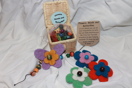 Flowers, Beads and Butterfly Kit